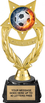 Wreath Victory Color Insert Trophy on Synthetic Regal Base [TRGi-J97]