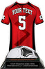 Soccer Jersey Colorix-T Acrylic Trophy- Red [TACR7-JSY-SC-RED-Q]