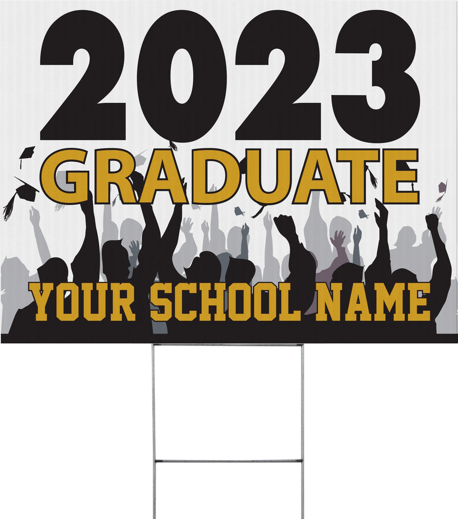 YEAR Graduate Yard Sign - 18 x 12 inch [YS1812-KN-GROUP]