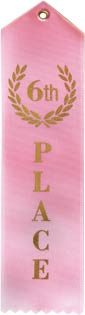 6th Place Stock Ribbon [R203-6th]