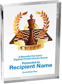 Chess Vibrix Acrylic Award [A57BV-CS]