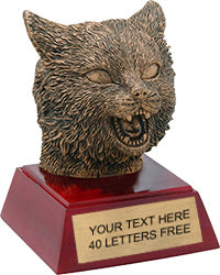 Wildcat Mascot Resin Themes Trophy [S497]