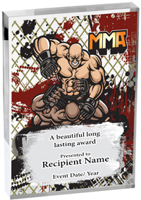 Mixed Martial Arts Vibrix Acrylic Award [A46BV-MMA]