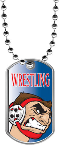 Wrestling Dog Tags [DTLAM2-WS]