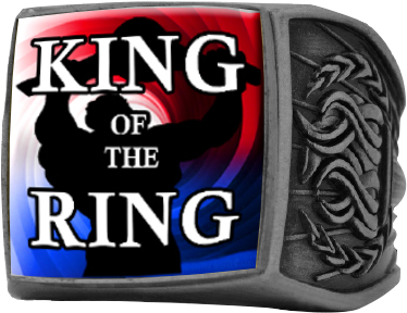 Wrestling Full Color Championship Ring- Silver [RGSFC-WS-S]