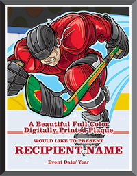 Hockey Graphix Plaque [PGFX79-HK]