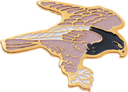 Hawk Enameled Mascot Pin [PCM-MSCT-CLR-15]