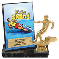 Water Skiing Billboard Plaque [PBB6-WTRSKI]