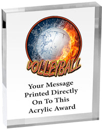 Volleyball Vibrix Acrylic Award [A45BV-VB]