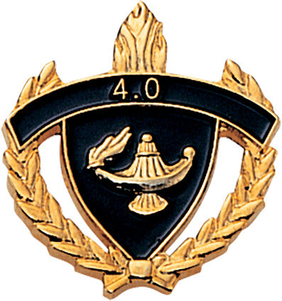 4.0 3D Enameled Scholastic Pin [PCM-WRT-40]