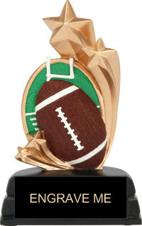 Football Shooting Star Resin Trophy [R6P-FB]