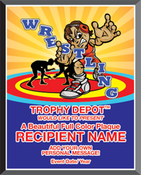 Wrestling Graphix Plaque [PGFX1013-WS]