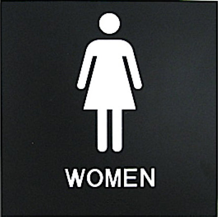 Women's Restroom Sign [SSJP-PTYF]