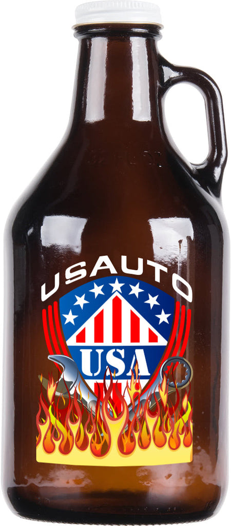 Custom Full Color Libbey 32 oz. Amber Growler [AGW32-FC]