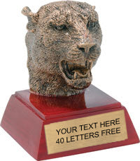 Panther / Jaguar Mascot Resin Themes Trophy [S474]