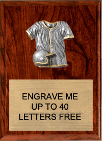 Baseball Sport Jersey Plaque [PSJ810-BS]