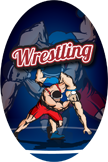 Wrestling Oval Insert [OV-1804]