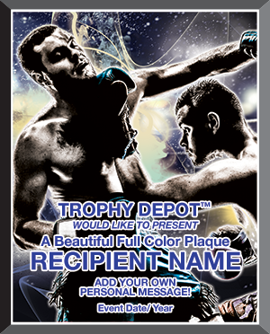 Boxing Graphix Plaque [PGFX1215-BX]