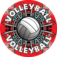 Volleyball- Tribal Insert [TD-2152]