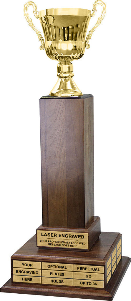 Gold Cup Triple Tier Perpetual Trophy [TPP3L-CAMC1A-G]