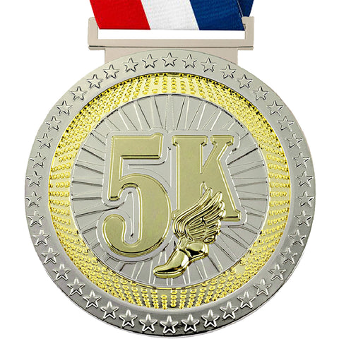 5k Dual Plated Diecast Medal [MSDP3-5K]