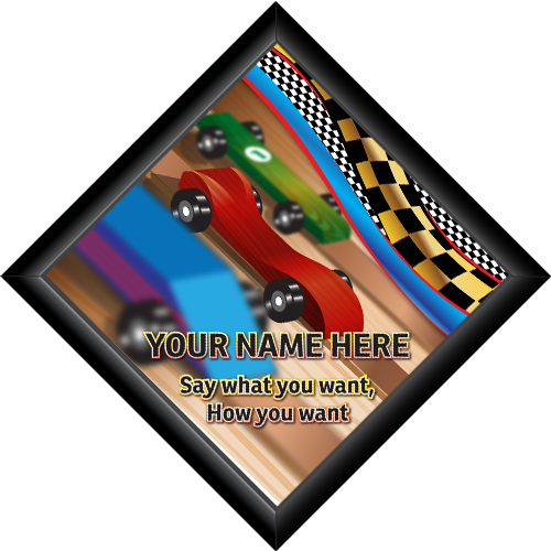Diamond Plaque- Derby [PFCDIA-14-PNWD]