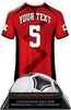 Soccer Jersey Colorix-T Acrylic Trophy- Red [TACR7-JSY-SC-RED-Q]