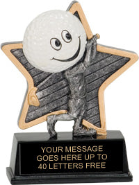 Golf LittlePals Resin Trophy [RJLP5-GL]