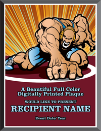 Wrestling Graphix Plaque [PGFX57-WS]