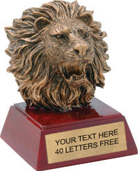 Lion Mascot Resin Themes Trophy [S473]