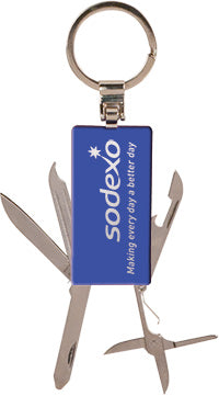 6 Function Key Ring- Blue [KRNG022-BLU]