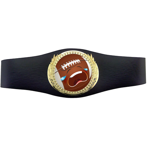 40 inch Football Champion Award Belt - Cryin' Losers [CSAB3-FB-CRY]