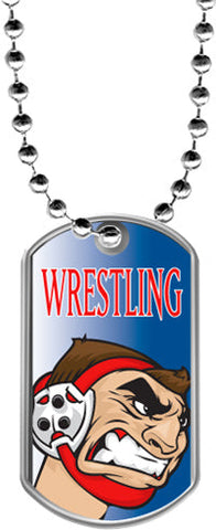 Wrestling Dog Tags [DTLAM2-WS]