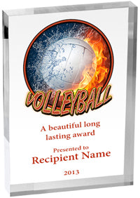 Volleyball Vibrix Acrylic Award [A46BV-VB]