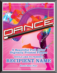 Dance Graphix Plaque [PGFX79-DC]