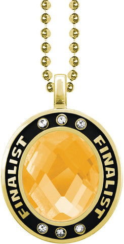 Yellow Gem Gold Finalist Charm [CSOV-FNL-STN-YLW-G]