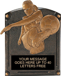 Soccer Female Legends of Fame Resin Trophy [RLOF86-SCF]