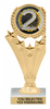 5 Star Wreath Color Insert Trophy [Ti-M501]