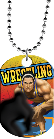 Wrestling Monster Dog Tag [DTXL-WS]