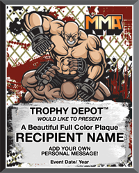 Mixed Martial Arts Graphix Plaque [PGFX1013-MMA]