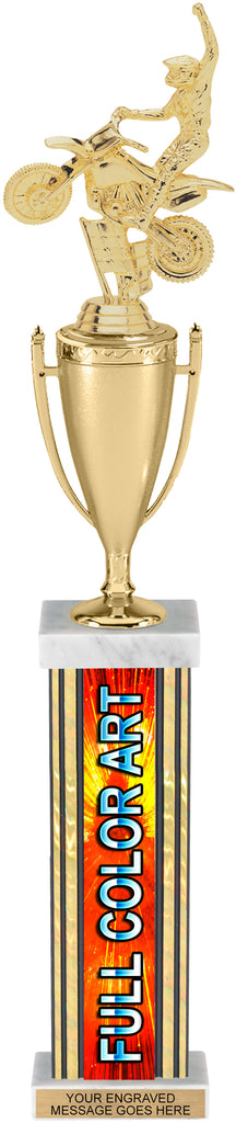 Custom Rectangle Column Cup Trophy - 20 inch [TXCSQ20-Z] – Awards Depot