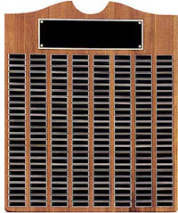 Walnut Perpetual Plaque - 100 Plates [TDPP1560]