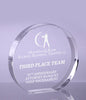 1 inch Thick Acrylic Orbit Award - 5 x 5.25 inch [A1ORB5-Q]