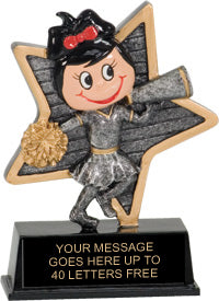 Cheer LittlePals Resin Trophy [RJLP5-CH]