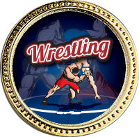 Wrestling Round Insert Pin [P78RI-WS1]