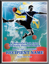 Dodgeball Graphix Plaque [PGFX1215-DGBL]