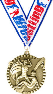 Wrestling Gold Victory Medal [MVY2-WS]