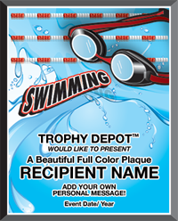 Swimming Graphix Plaque [PGFX912-SW]