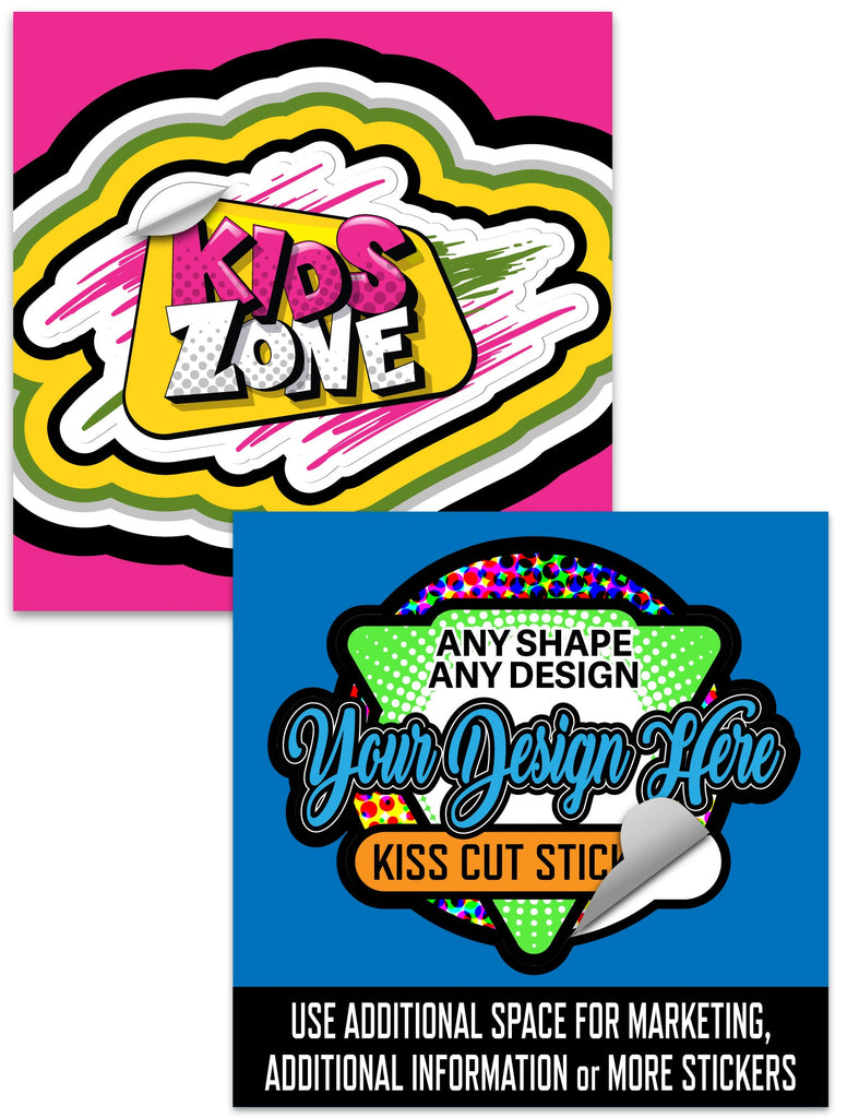Custom Kiss Cut Sticker - 5x5 inch [SXTK-KC-5X5]