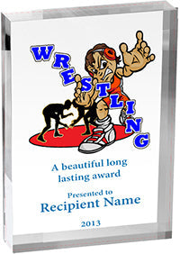 Wrestling Vibrix Acrylic Award [ACB57V-WS]